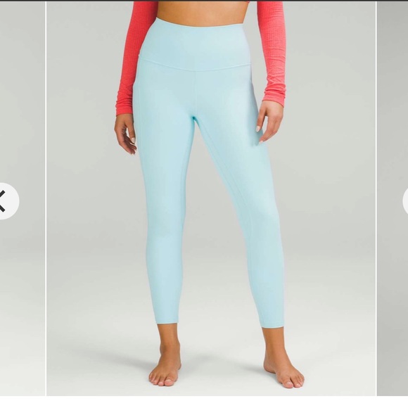 LIKE NEW Lululemon Align High-Rise Pant with Pockets icing blue - Picture 1 of 9